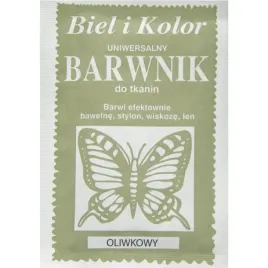 barwnik-do-tkanin-farba-biel-i-kolor-oliwkowy