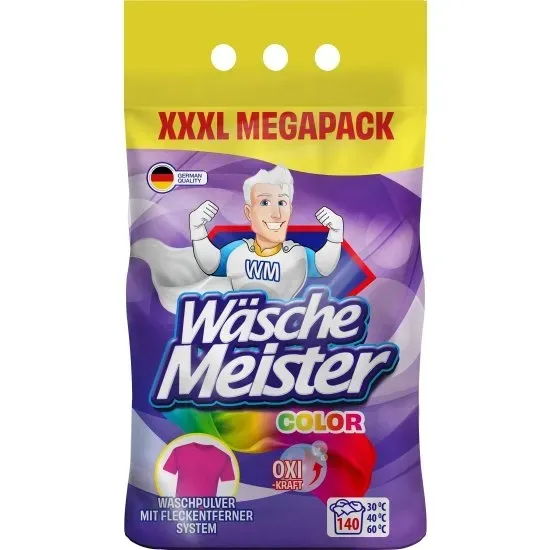 Niemiecki Proszek do prania kolorów Wasche Meister 10,5 kg