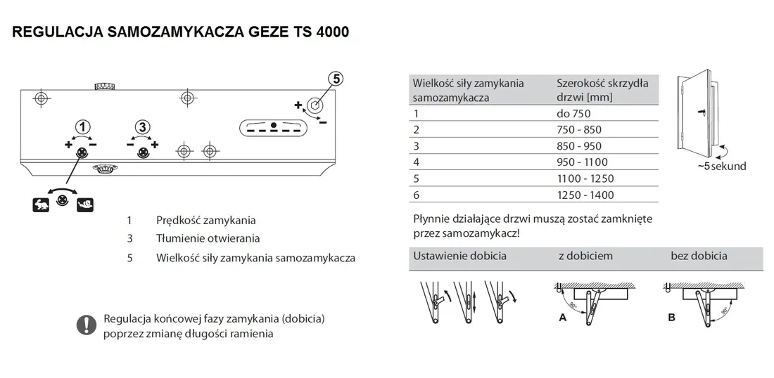samozamykacz-geze-ts-4000-ramie-braz