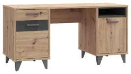 biurko-raven-dab-artisan-beton-do-biura-lub-pokoju-metalowe-nogi-forte