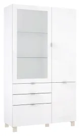 biala-witryna-z-przeszkleniem-poole-190-cm-wysokosci-forte
