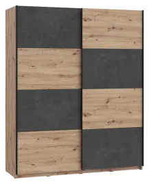 szafa-przesuwna-raven-forte-dab-artisan-beton-polki-i-drazek-170-cm
