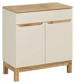 szafka-pod-umywalke-80-cm-cashmere-z-blatem-dab-wotan-na-nozkach-comad