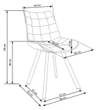krzeslo-k549-bezowy-halmar-glebokosc-mebla-61-cm