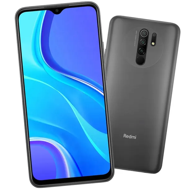 NOWY ŁADNY IDEALNY SMARTFON XIAOMI REDMI 9 4/64 GB SZARY + ŁADOWARKA GRATIS