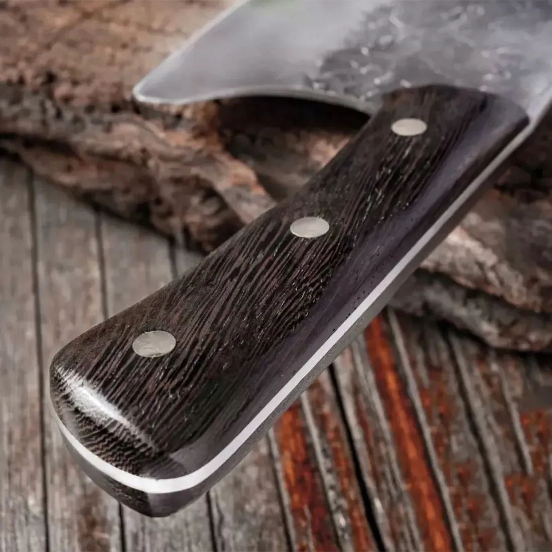 ostry-noz-japonski-szefa-kuchni-do-miesa-i-warzyw-recznie-kuty-tasak-30cm-stan-nowy