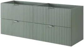 zielona-szafka-pod-umywalke-wiszaca-160-cm-ryflowane-fronty-4-szuflady-mdf