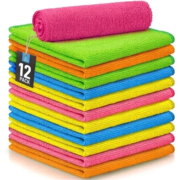 12x MIĘKKA ŚCIERKA ŚCIERECZKA Z MIKROFIBRY SZMATKI DO KURZU AUTA 30x30cm