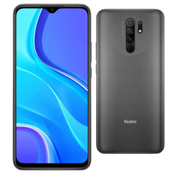 NOWY ŁADNY IDEALNY SMARTFON XIAOMI REDMI 9 4/64 GB SZARY + ŁADOWARKA GRATIS