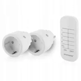 gniazdo-2-x-gniazda-elektryczne-zdalnie-sterowane-smartwares-biale-pilot