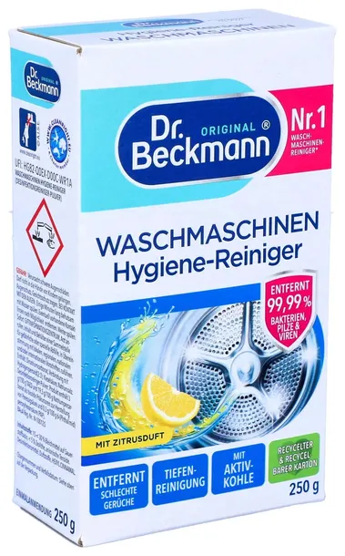 Proszek do Czyszczenia Pralki Pralek Dr. Beckmann 250g Cytrynowy DE