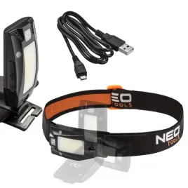 neo-latarka-czolowa-akumulatorowa-usb-180-lm-cob-led-czujnik-ruchu-99-069