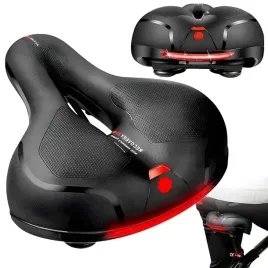 wygodne-zelowe-siodelko-rowerowe-z-odblaskiem-amortyzujacy-zel