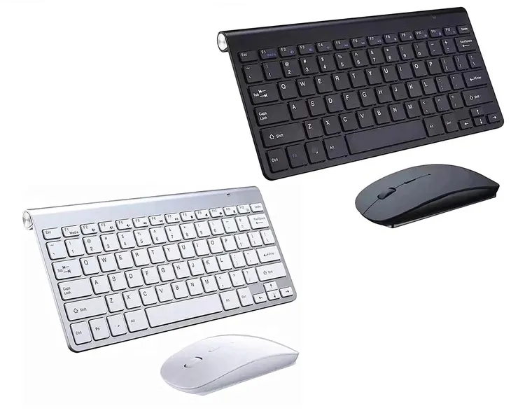 Zestaw Klawiatura Bezprzewodowa Mysz Optyczna Myszka Keyboard
