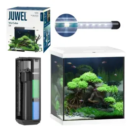 akwarium-juwel-vio-cube-54l-biale-zestaw-filtr-grzalka-led-nowoczesne