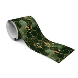 samoprzylepny-pasek-ozdobny-zielony-marmur-mozaika-heksagony-styl-glamour