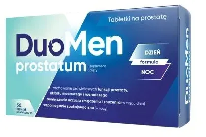 ZDROVIT DuoMen Prostatum wspiera funkcje prostaty 56 tabletek powlekanych