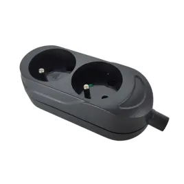 listwa-elektryczna-gniazdo-podwojne-czarne-uziemienie-2x2-p-z-wewnetrzne