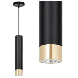 wiszaca-lampa-sufitowa-led-czarna-zlota-gu10-ledlux-nowoczesna-tuba