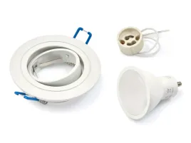 zestaw-oprawa-halogenowa-biala-zarowka-led-4w-gu10-6000k