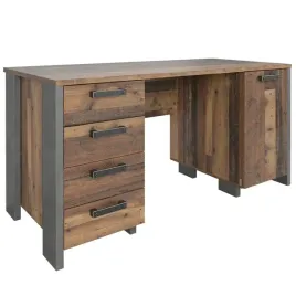 biurko-z-szafka-i-szufladami-160-domowego-biura-mlodziezowe-gabinetu-retro