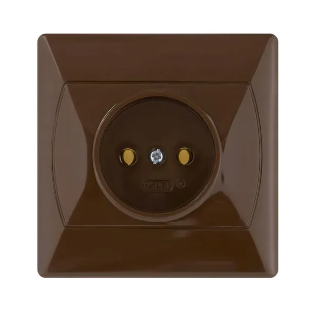 gniazdo-elektryczne-scienne-ospel-brazowy-liczba-gniazdek-1-szt