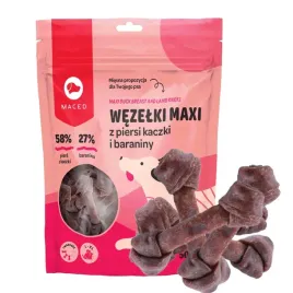 przysmak-dla-psa-maced-wezelki-z-kaczki-i-baraniny-125cm-500g