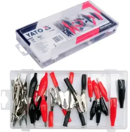 yato-zestaw-krokodylkow-elektrycznych-5-rodzajow-28-sztuk-zaciskow-yt-06870