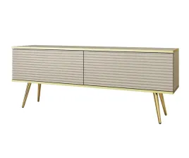 szafka-oro-stolik-telewizyjny-na-zlotych-nogach-ryflowana-oro-135cm-bezowa