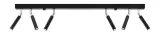 plafon-eyetech-6-czarny-glebokosc-produktu-3-cm
