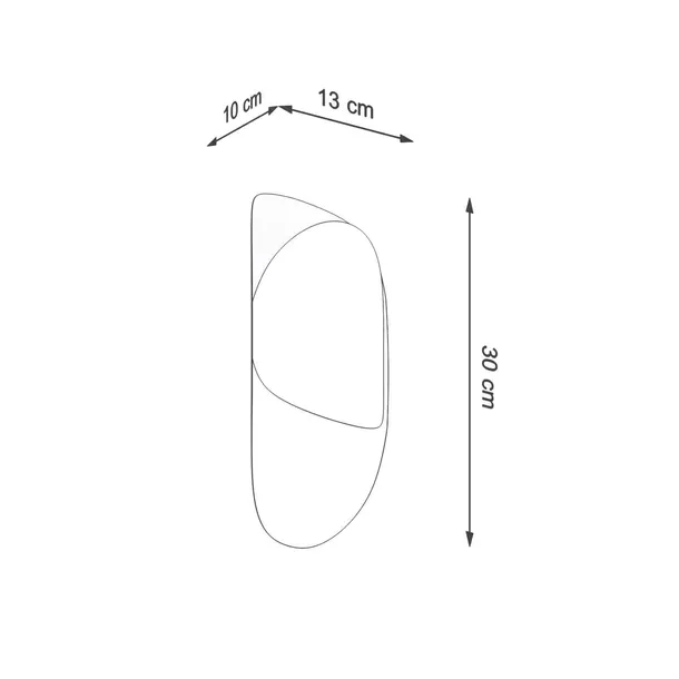 kinkiet-tear-czarny-glebokosc-produktu-10-cm