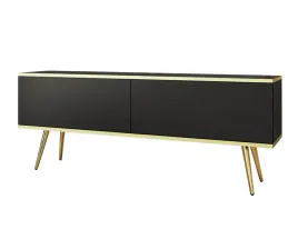 szafka-rtv-stolik-telewizyjny-na-zlotych-nogach-oro-135cm-czarna