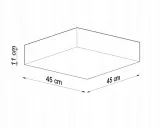 plafon-horus-45-szary-ksztalt-kwadratowy