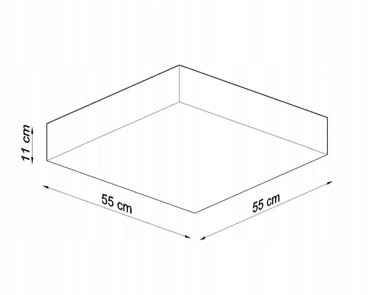 plafon-horus-55-bialy-ksztalt-kwadratowy
