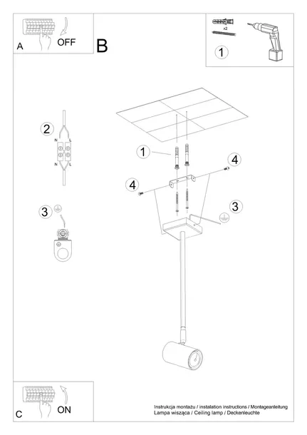 plafon-norano-czarny-zasilanie-sieciowe