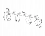 plafon-merida-4l-czarny-ksztalt-kwadratowy