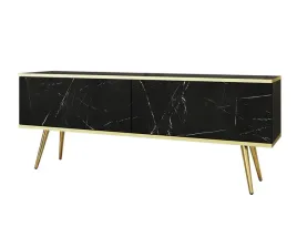 szafka-oro-stolik-telewizyjny-na-zlotych-nogach-oro-135cm-czarny-marmur
