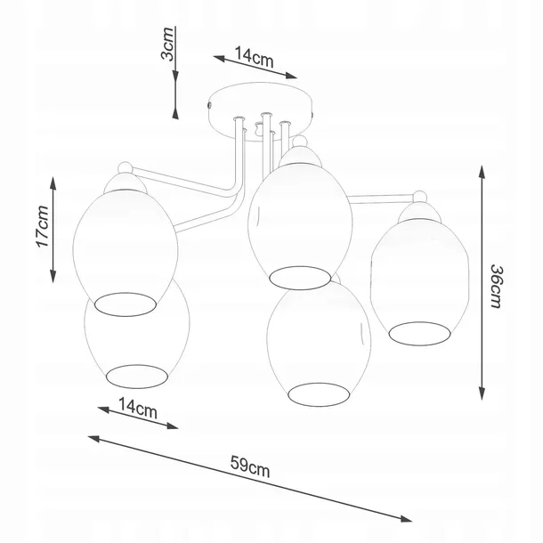 zyrandol-fillan-5-czarny-srednica-szerokosc-klosza-20-cm