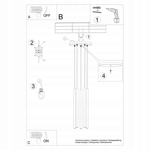 lampa-wiszaca-pastelo-5p-biala-liczba-punktow-swiatla-5