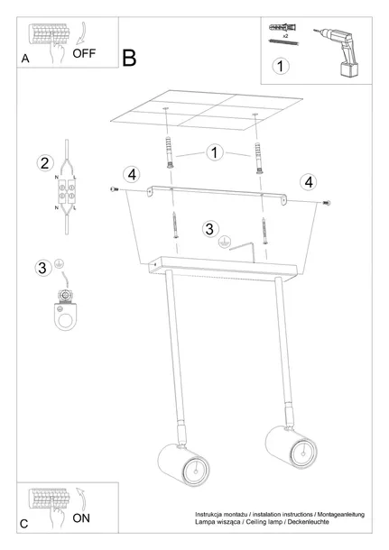 plafon-norano-2-czarny-zasilanie-sieciowe