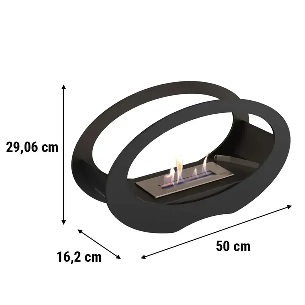 biokominek-wolnostojacy-echo-czarny-stan-nowy-wysokosc-29-cm