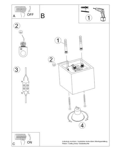 plafon-quad-1-bialy-maksymalna-moc-pojedynczego-zrodla-swiatla-40-w