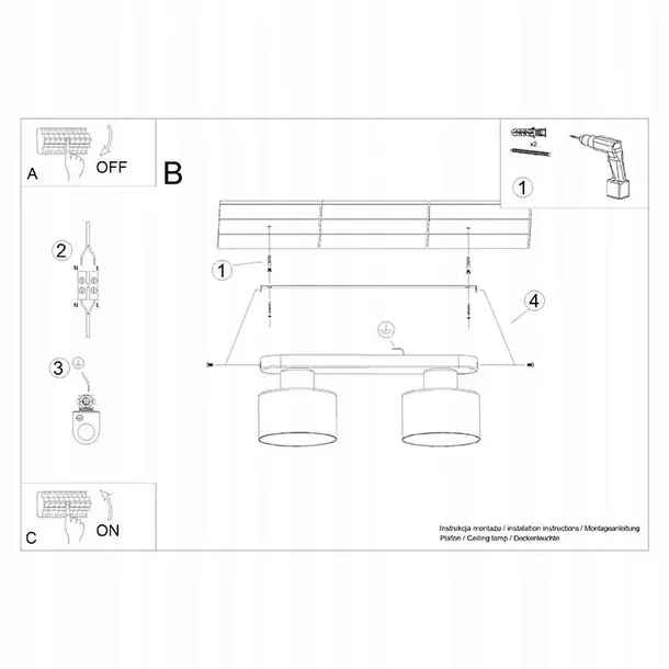 plafon-savar-2-czarny-rodzaj-gwintu-e27