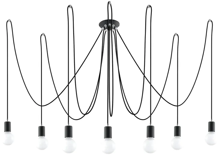 zyrandol-edison-7-czarny-zasilanie-sieciowe