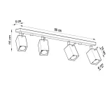 plafon-merida-4l-szary-ksztalt-kwadratowy