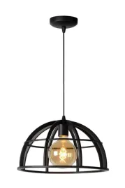 lampa-wiszaca-industrialna-czarna-okragla-40-cm-nad-stol-do-jadalni-lucide