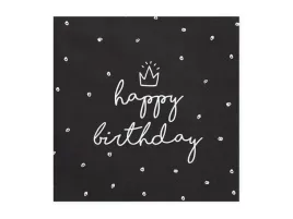 czarne-serwetki-happy-birthday-na-impreze-urodziny-grilla-przyjecie