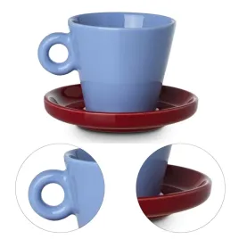 filizanka-na-kawe-espresso-100ml-niebieska-z-czerwonym-spodkiem-z-porcelany