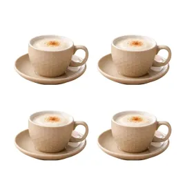 4x-filizanka-ze-spodkiem-230-ml-bezowe-tloczona-faktura-eleganckie