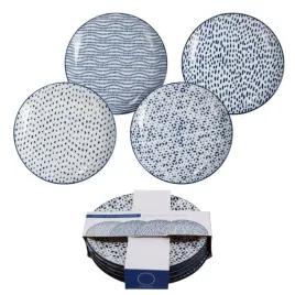 zestaw-talerzy-plytkich-obiadowych-4-szt-porcelanowe-rozne-wzory-niebieskie